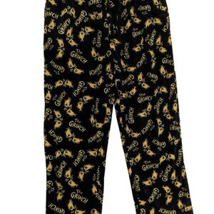 Licensed Dr. Seuss Men's Christmas Fleece Sleep Pajama Pant The Grinch Size XL